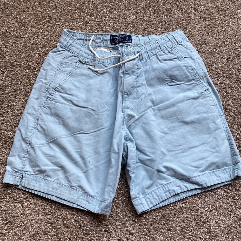 Ambercrombi & Fitch Small Light Blue Casual Shorts